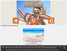 Tablet Screenshot of hotelbeppe.com